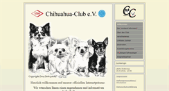 Desktop Screenshot of chihuahua-club.de